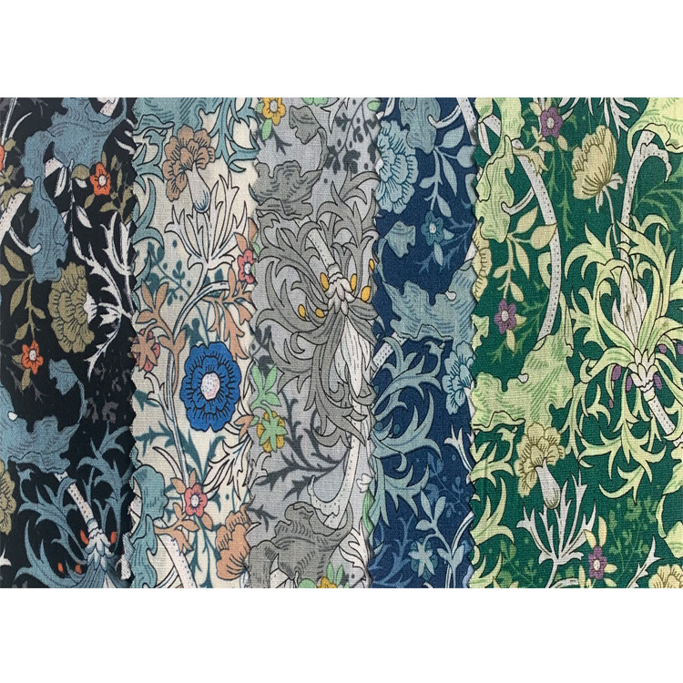 Yunfantex Beautiful Paisley Printed Fabric Wholesale Natural Cotton Fabric