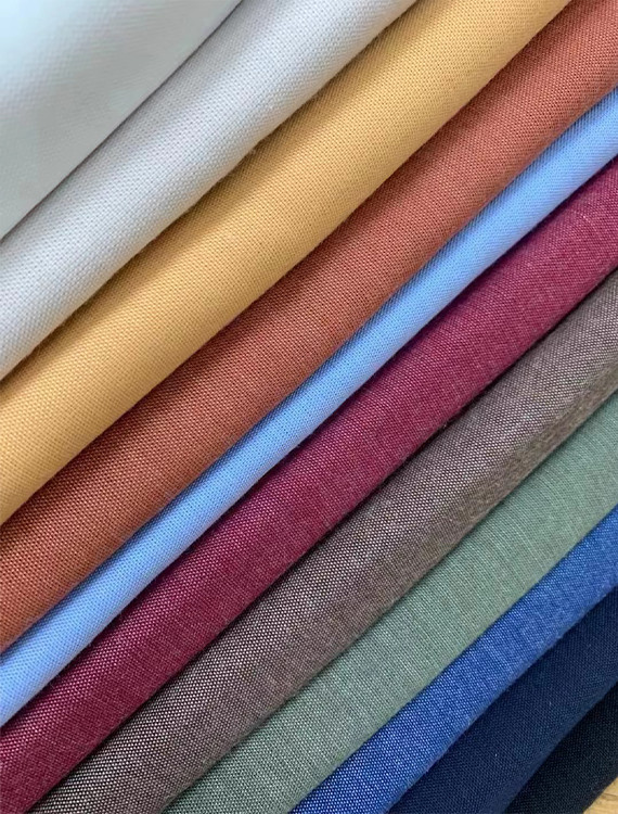 Yunfantex Wholesale  Cotton Solid Color Yarn Dyed Oxford For Garment Men's Shirt Pants Coat