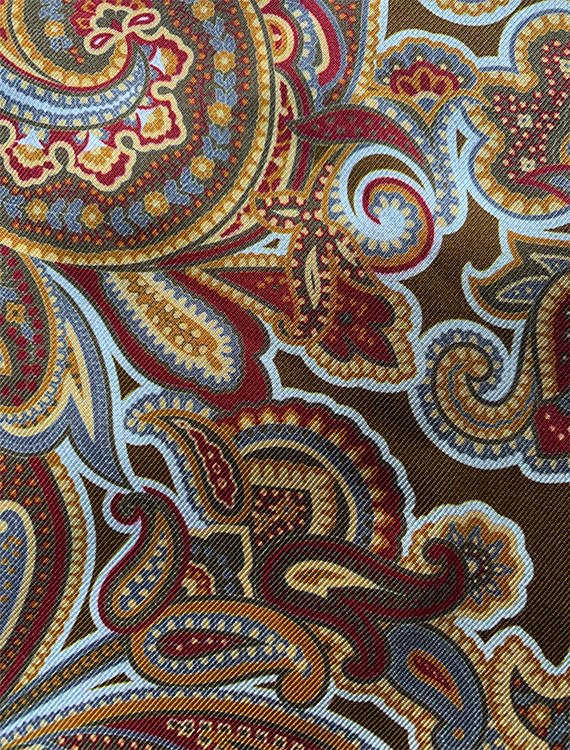 Yunfantex Paisley Pattern Print Slik Fabric Factory Direct Sales Casual Wear Scarf