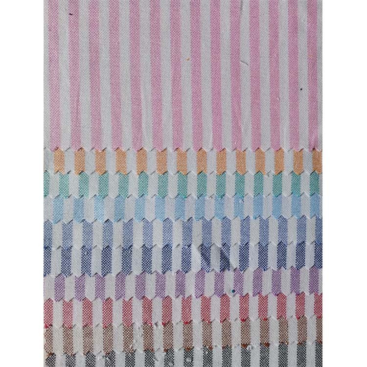 Yunfantex Wholesale Stripe Canvas Soft Cotton Yarn Dyed Oxford Fabric For Business Shirt