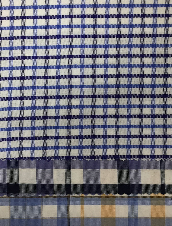 Yunfantex Fashion Woven Fabrics Checks Yarn Dyed Check Shirt Cotton School Fabric for Kids Uniform