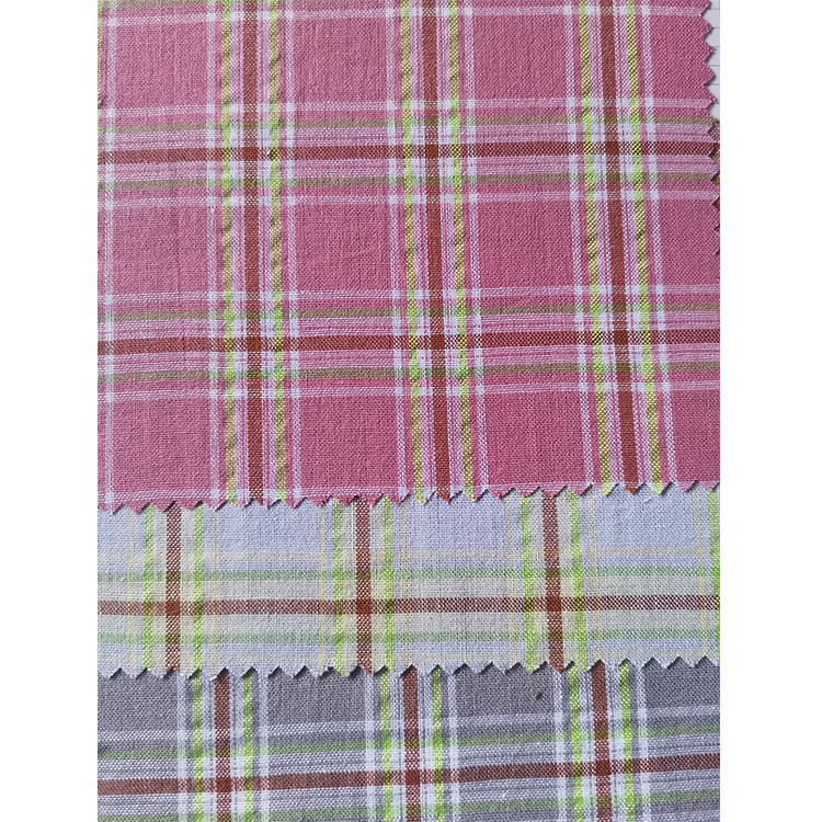 17.jpg Yunfantex New Design Cotton Plaid Checks Shirting Fabric School Uniform Material Fabric
