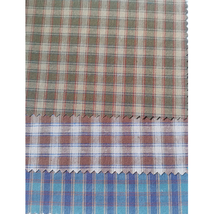 22.jpg Yunfantex New Design Cotton Plaid Checks Shirting Fabric School Uniform Material Fabric