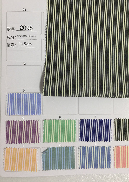 Yunfantex Classic Stripe Patten Various Cotton Yarn Dyed Fabric For Dress Shirt Garments