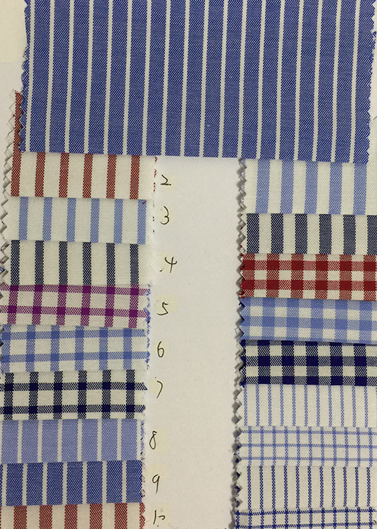 Yunfantex Classic Stripe Patten Various Cotton Yarn Dyed Fabric For Dress Shirt Garments