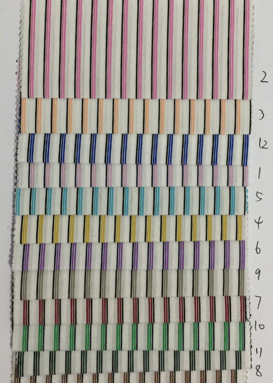 Yunfantex Classic Stripe Patten Various Cotton Yarn Dyed Fabric For Dress Shirt Garments