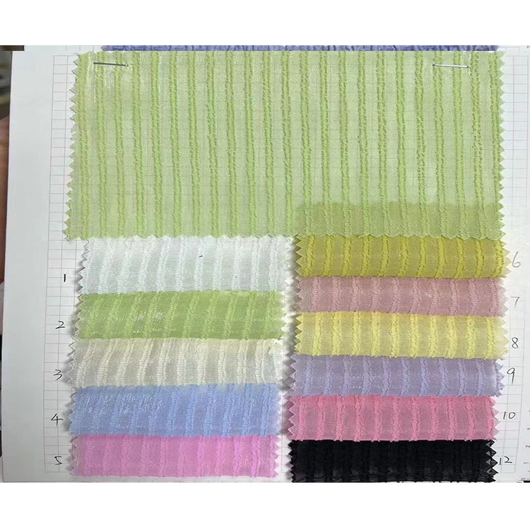 Yunfantex Stretch Polyester Crepe Fabric Women Dress Fabrics Crush Fabric For Clothing