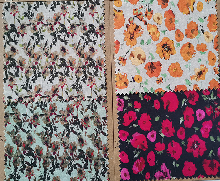Yunfantex Multiple Floral Style Summer Shirt 100% Cotton Digital Print Fabric