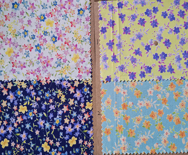 Yunfantex Wholesale Women Digital Printing Fabrics Poplin Printed For Garment