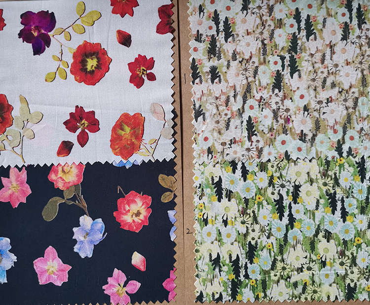 Yunfantex Wholesale Women Digital Printing Fabrics Poplin Printed For Garment