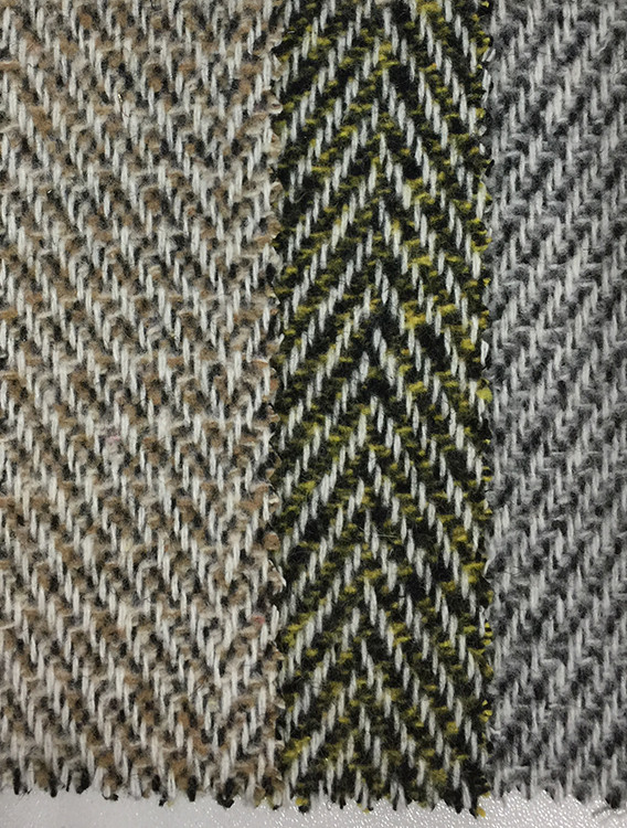 Yunfantex Yarn Dye Fabric Herringbone Woven Fabric for Coat Suits Clothing