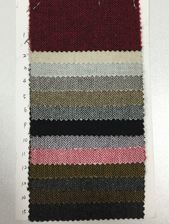 Yunfantex Yarn Dye Fabric Herringbone Woven Fabric for Coat Suits Clothing