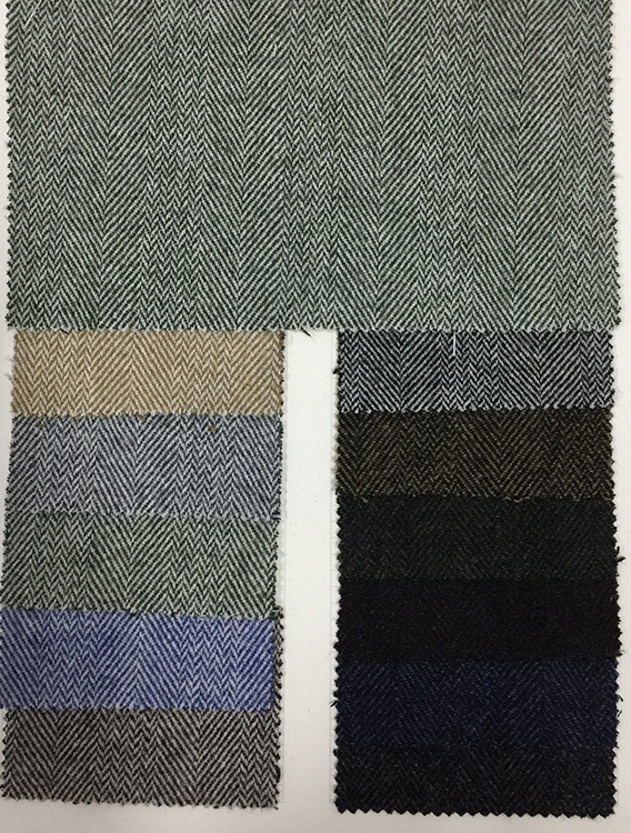 12.jpg Yunfantex Superior Comfort Herringbone Polyester Wool Tweed Fabric for Winter Suit