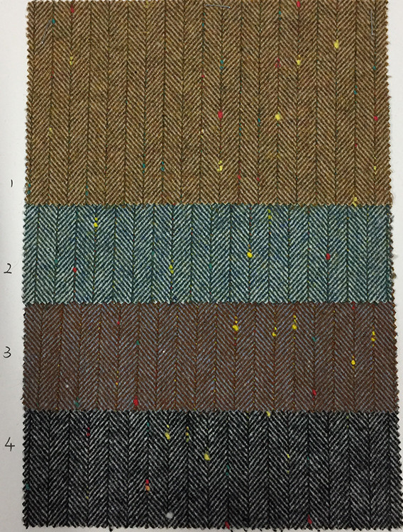 Yunfantex Superior Comfort Herringbone Polyester Wool Tweed Fabric for Winter Suit 