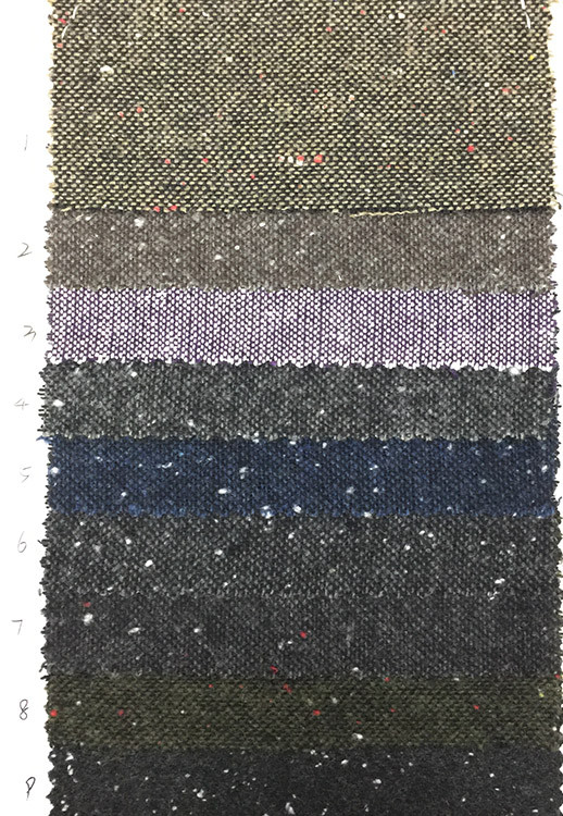 Yunfantex Wholesale Wool Tweed Coat Fabric Yarn Dyed Jacquard Tweed Jacket Fabric