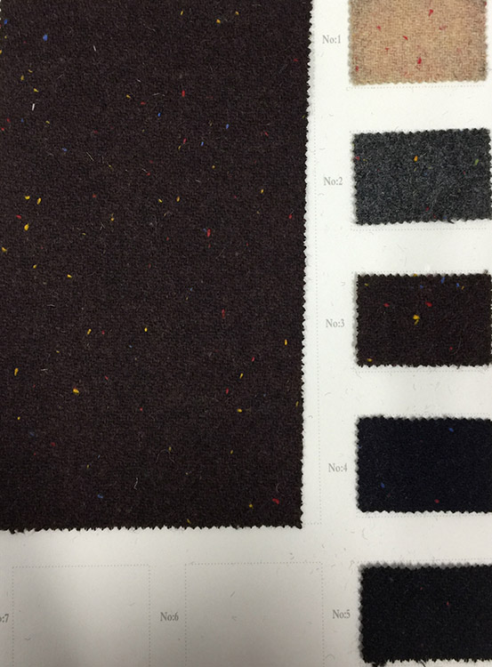 Yunfantex Wholesale Wool Tweed Coat Fabric Yarn Dyed Jacquard Tweed Jacket Fabric