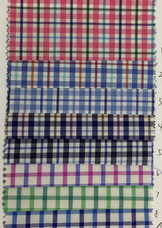 Yunfantex Yarn Dyed New Fabric School Checks Uniform Cotton Plaid Shirt Fabric