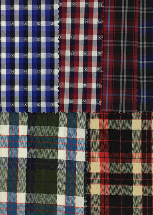 Yunfantex Yarn Dyed New Fabric School Checks Uniform Cotton Plaid Shirt Fabric