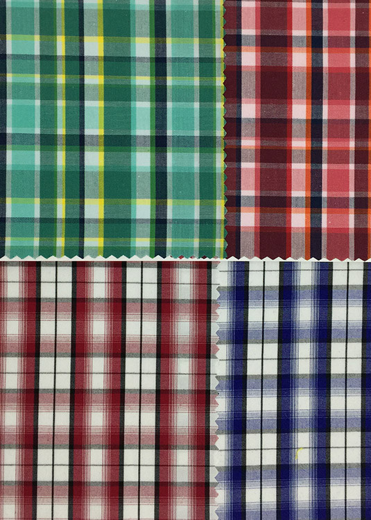 Yunfantex Yarn Dyed New Fabric School Checks Uniform Cotton Plaid Shirt Fabric