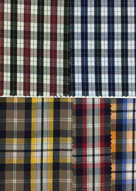 Yunfantex Yarn Dyed New Fabric School Checks Uniform Cotton Plaid Shirt Fabric