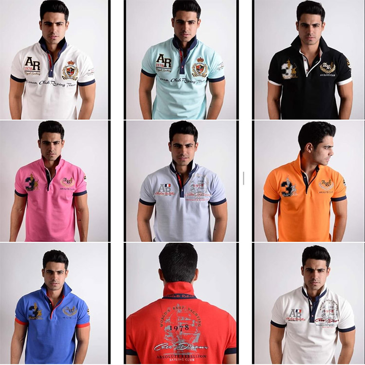 Yunfantex Summer Sports Shirt Gym Wear Plain T Shirt Embroidered Polo Shirts