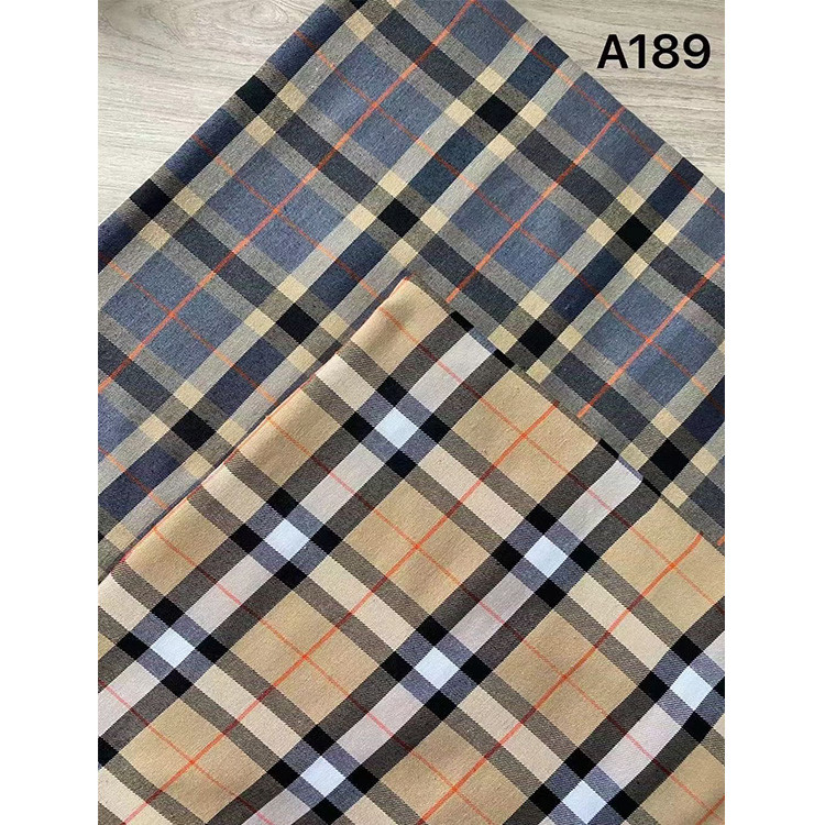 189.jpg Yunfantex High Quality Check Plaid Fabric for Shirts Blouses Uniform Woven Fabric