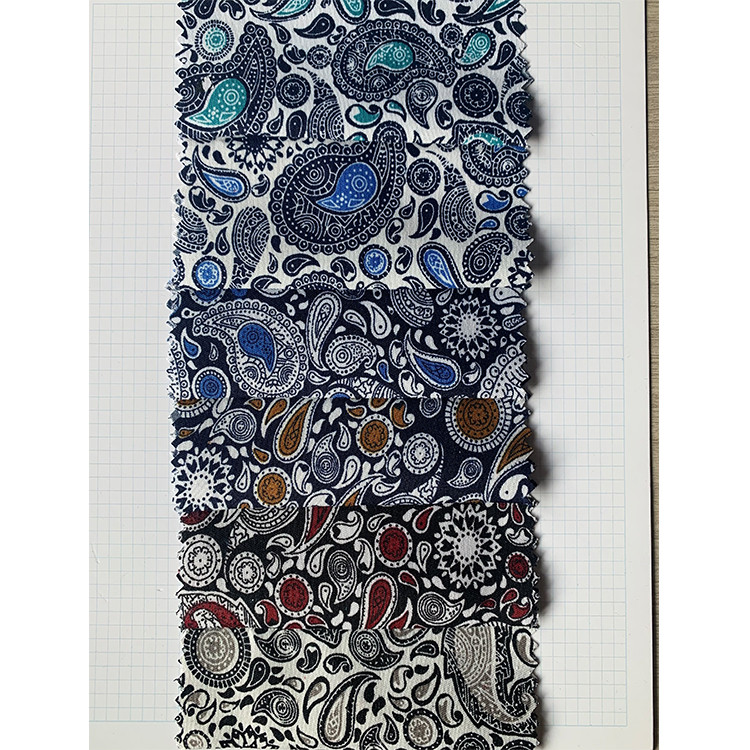 Yunfantex Summer Shirt Fabric Cotton Poplin Printed Fabric for Shirt and Dress