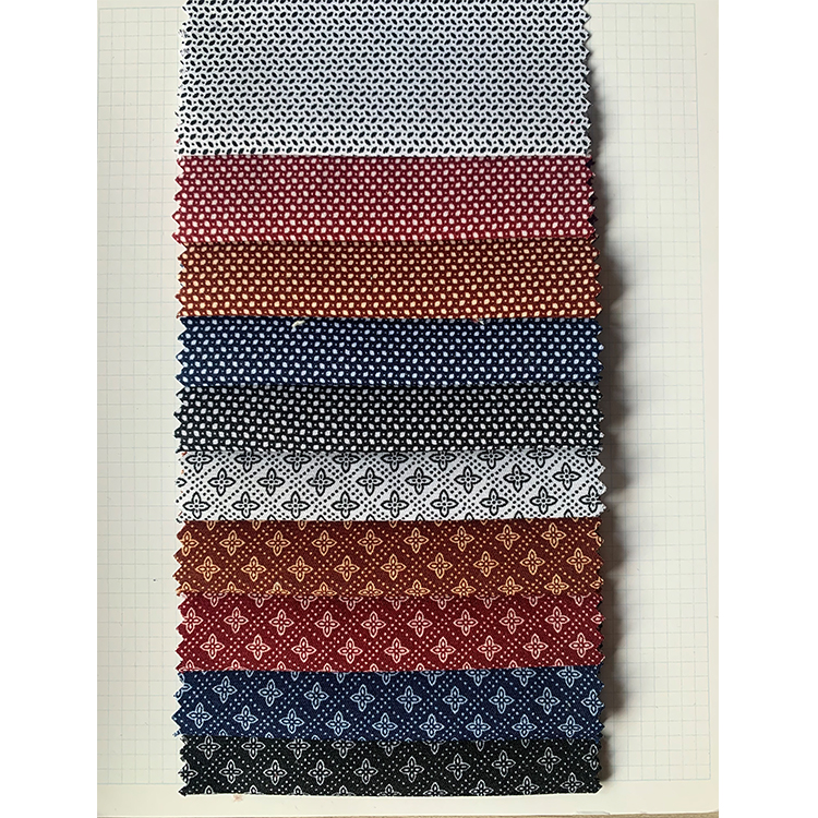 Yunfantex Shirt Fabrics Print Dyed Printed Cotton Shirting Pigment Print Shirt Cloth