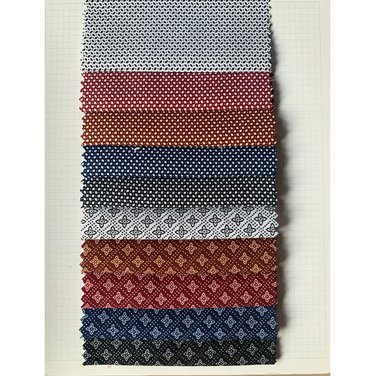 Yunfantex Shirt Fabrics Print Dyed Printed Cotton Shirting Pigment Print Shirt Cloth