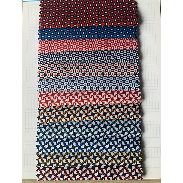 Yunfantex Shirt Fabrics Print Dyed Printed Cotton Shirting Pigment Print Shirt Cloth