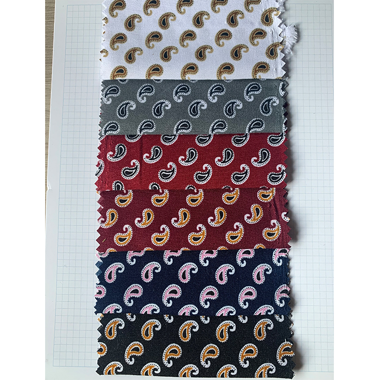 Yunfantex Shirt Fabrics Print Dyed Printed Cotton Shirting Pigment Print Shirt Cloth