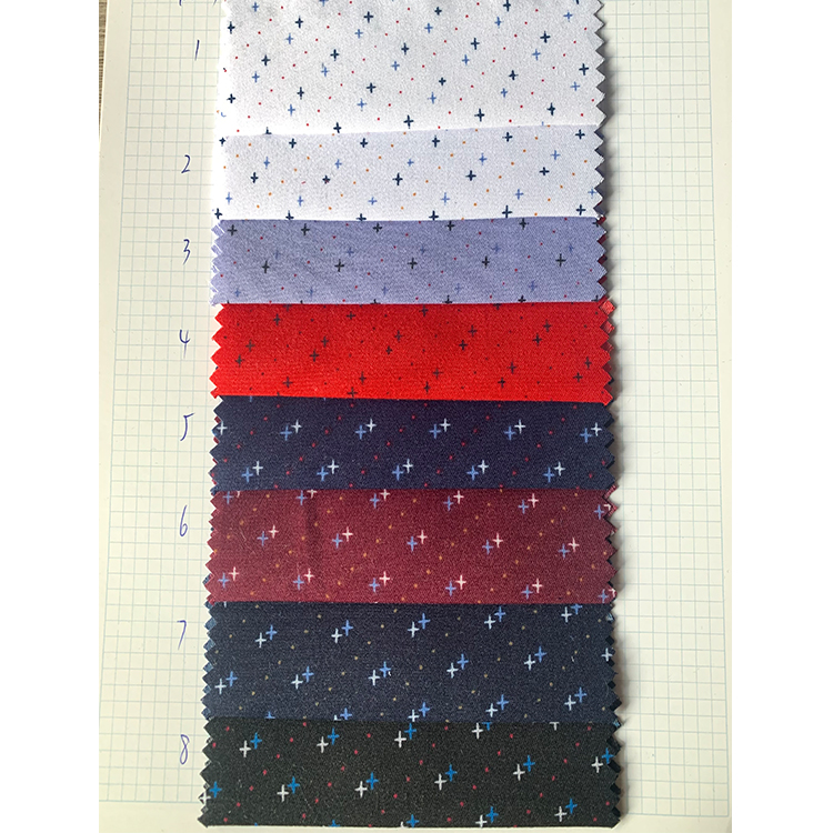 Yunfantex Shirt Fabrics Print Dyed Printed Cotton Shirting Pigment Print Shirt Cloth
