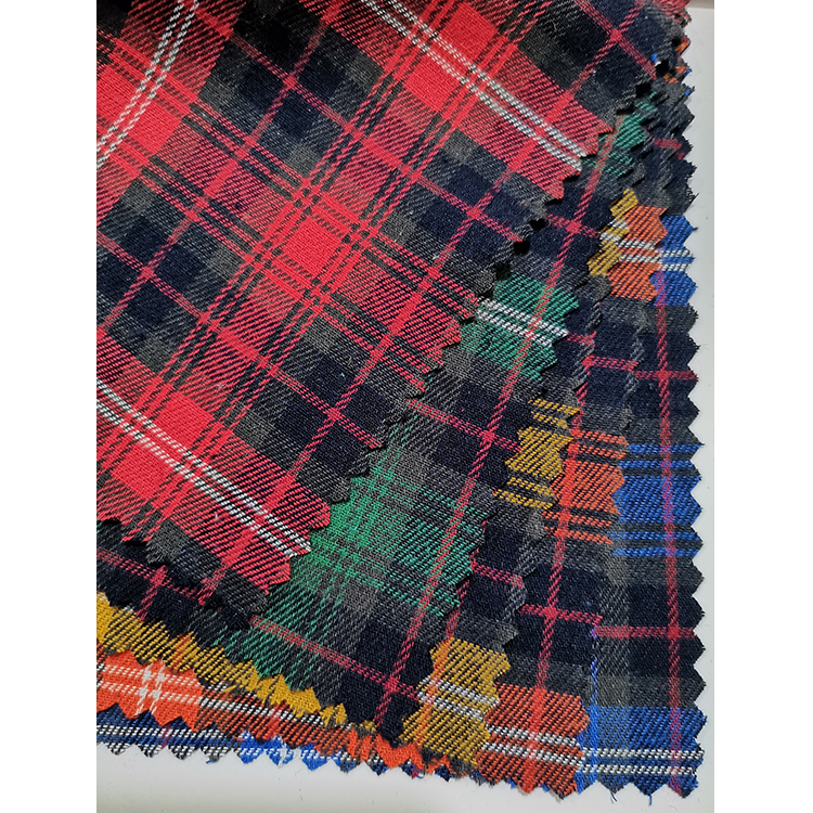 Yunfantex Cotton Plaid Yarn Dyed Flannel Shirting Fabric For School Uniforms