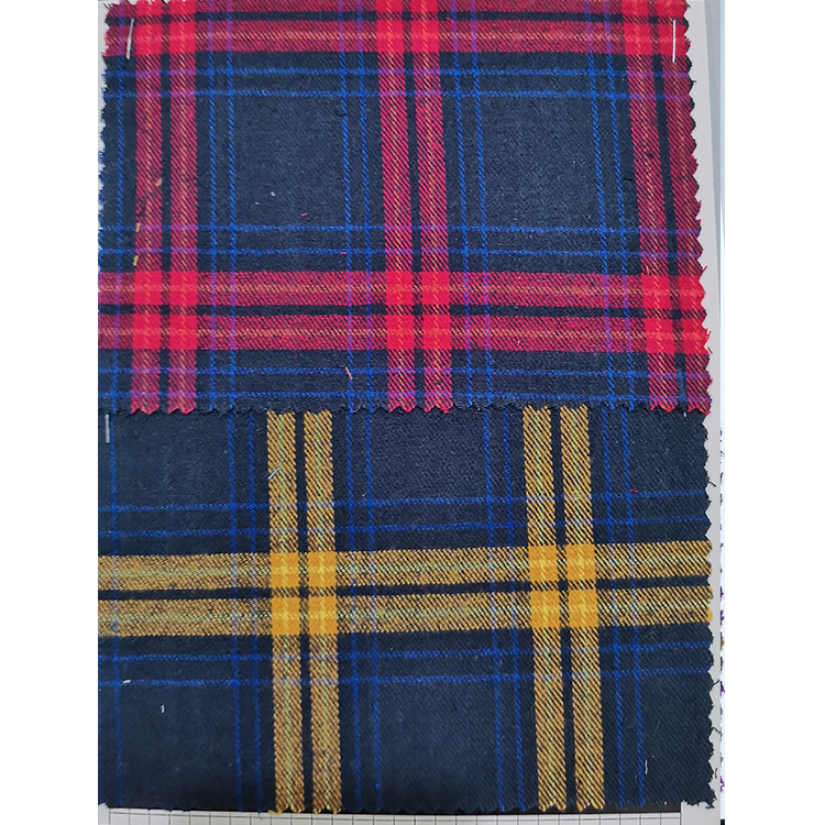 Yunfantex Yarn Dyed Twill Weave Soft Tartan Plaid Flannel Fabric for Garment