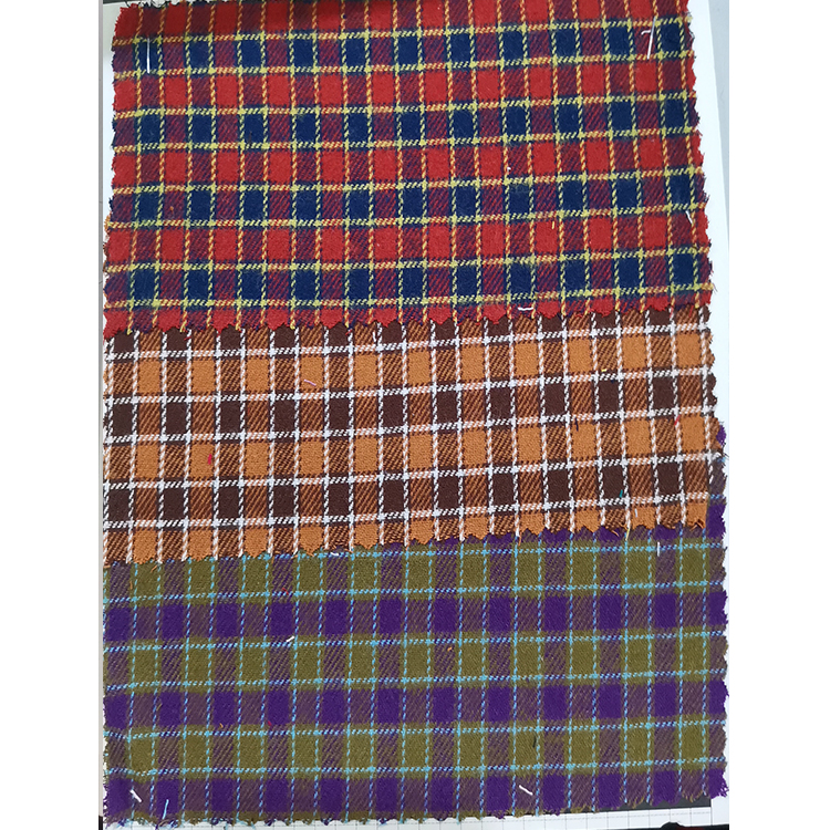 Yunfantex Yarn Dyed Twill Weave Soft Tartan Plaid Flannel Fabric for Garment