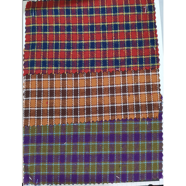 3.jpg Yunfantex Yarn Dyed Twill Weave Soft Tartan Plaid Flannel Fabric for Garment