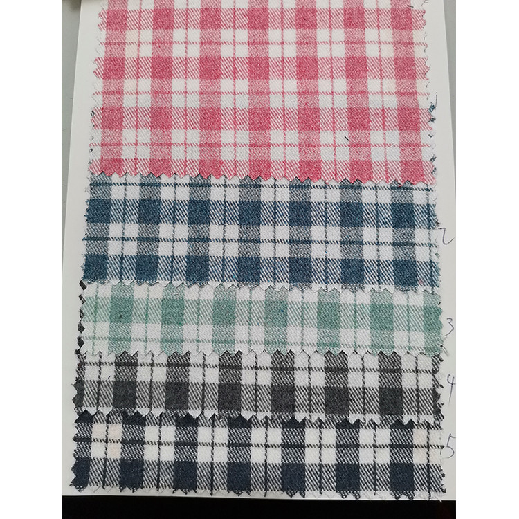 7.jpg Yunfantex Yarn Dyed Twill Weave Soft Tartan Plaid Flannel Fabric for Garment
