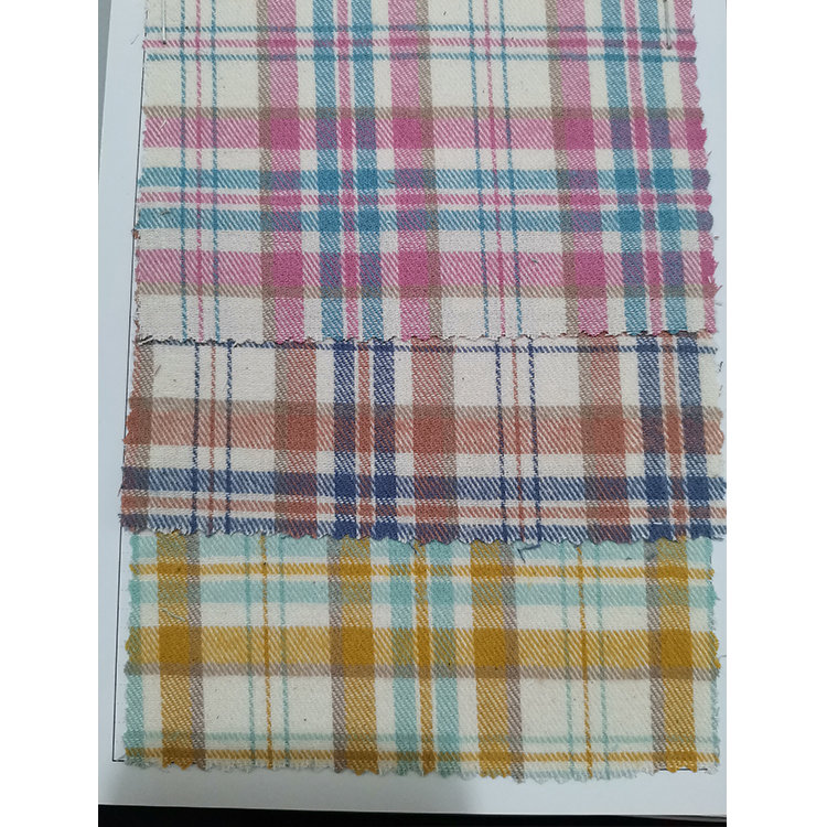 Yunfantex Yarn Dyed Twill Weave Soft Tartan Plaid Flannel Fabric for Garment