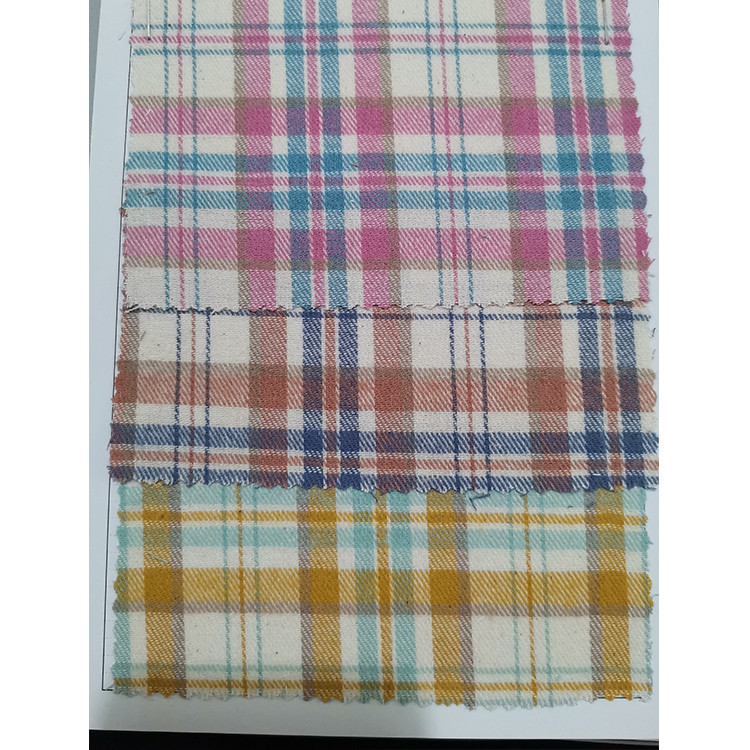 8.jpg Yunfantex Yarn Dyed Twill Weave Soft Tartan Plaid Flannel Fabric for Garment