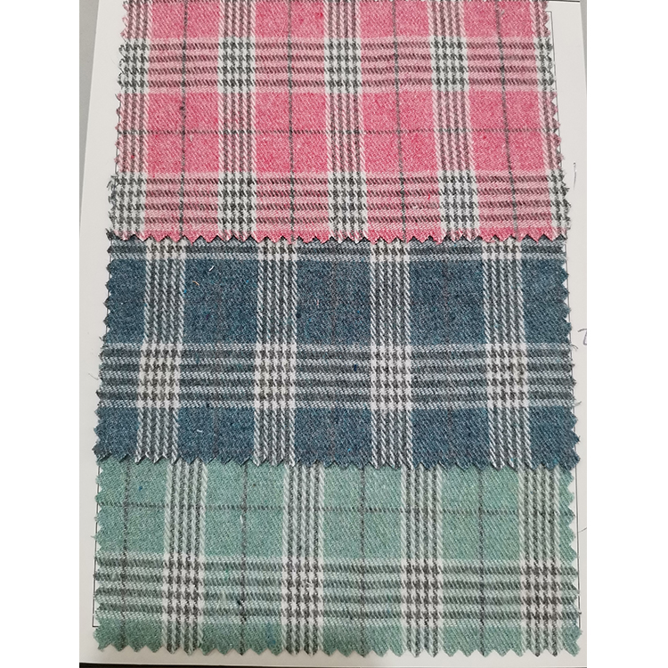 Yunfantex Yarn Dyed Twill Weave Soft Tartan Plaid Flannel Fabric for Garment