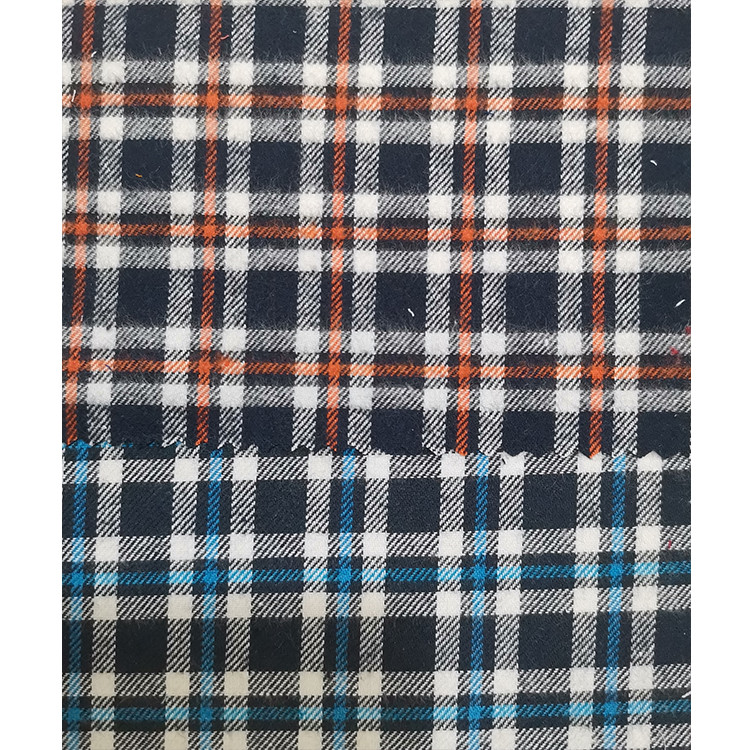 2.jpg Yunfantex Wholesale Plaid Shirting Fabric Check Yarn Dyed Woven Flannel Fabric