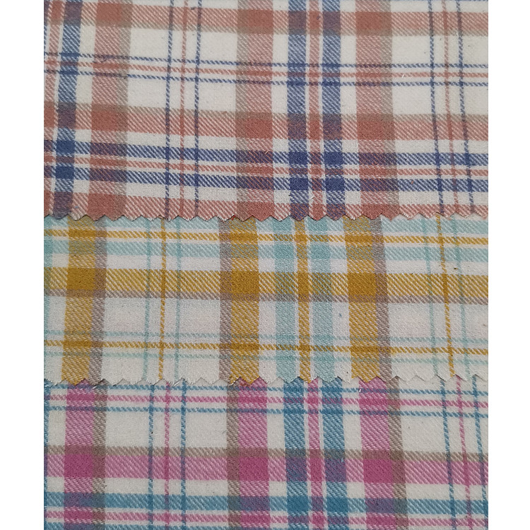 6.jpg Yunfantex Wholesale Plaid Shirting Fabric Check Yarn Dyed Woven Flannel Fabric