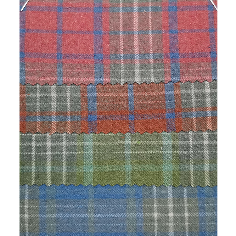 Yunfantex Cotton Flannel Check Twill Yarn-dyed Weave Plaids for School Uniform Shirts
