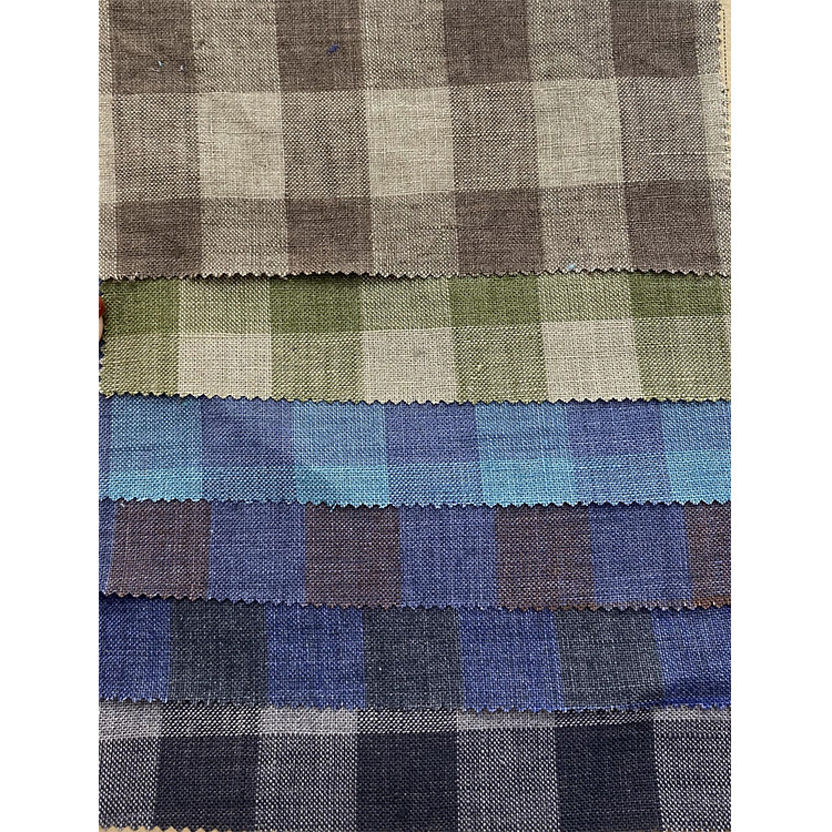9.jpg Yunfantex Wholesale Linen Check Yarn Dyed Gingham Fabric for Shirt Dress