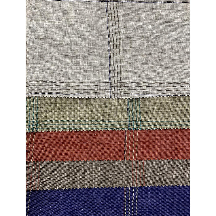13.jpg Yunfantex Wholesale Linen Check Yarn Dyed Gingham Fabric for Shirt Dress