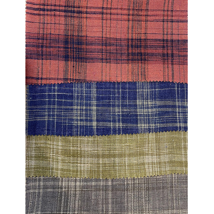 16.jpg Yunfantex Wholesale Linen Check Yarn Dyed Gingham Fabric for Shirt Dress