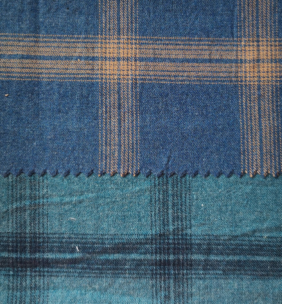 Yunfantex Woven Plaid Flannel Check Twill Strip Shirt Fabric and Lining for Garments
