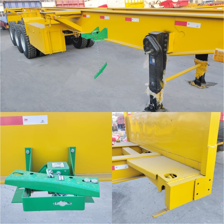 40 Ft Shipping Container Trailer with Front Wall