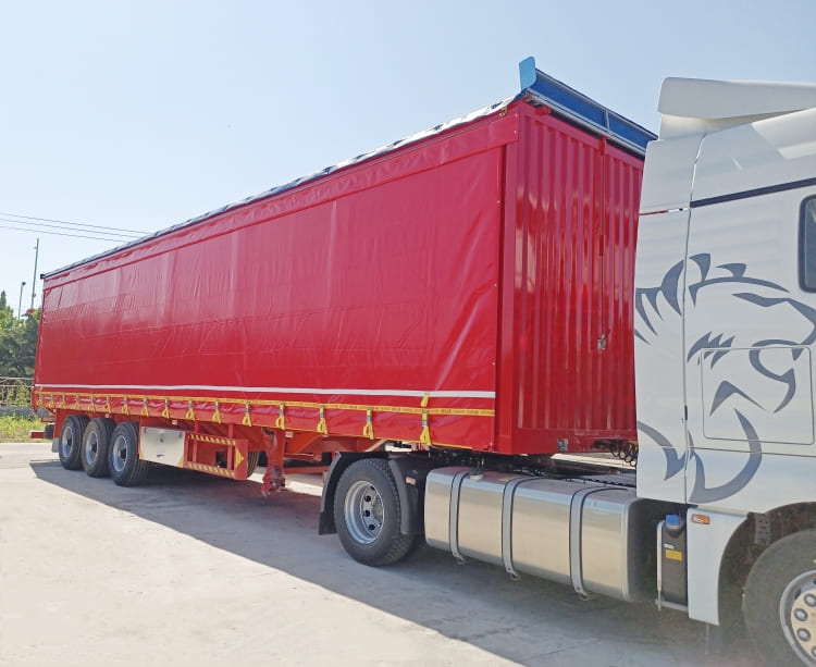curtain semi trailer (4).jpg 45ft Curtainsider Trailer