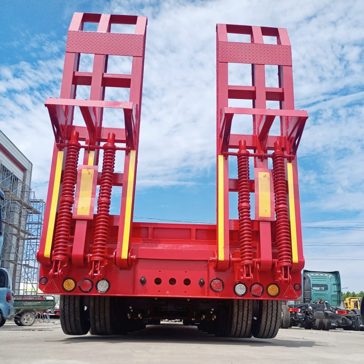 7 Axle Low Bed Trailer with Air Suspension